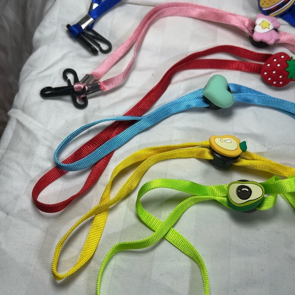 Colorful Lanyard Set with Fun Charms facemask holder - Picture 7 of 10